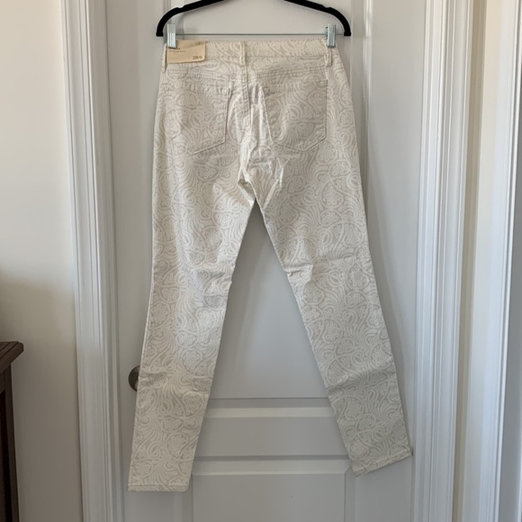 NWT LOFT Modern Skinny Print Jeans Size 6 - Picture 9 of 13